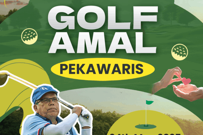 Pekawaris Golf Amal Bersama YABhg Tun Raus Sharif